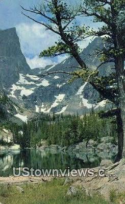 Hallett Peak - Rocky Mountain National Park, Colorado CO Postcard