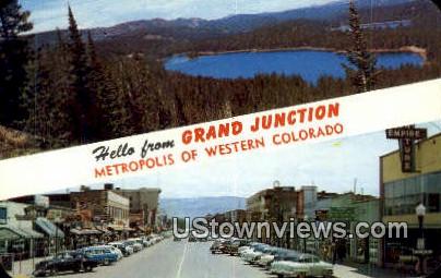 Grand Junction, CO     ;     Grand Junction, Colorado Postcard