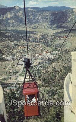 Aerial Tramway - Rocky Mountain National Park, Colorado CO Postcard