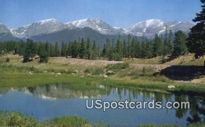 Beaver Pond - Rocky Mountain National Park, Colorado CO Postcard