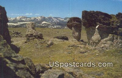 Mushroom Rock - Rocky Mountain National Park, Colorado CO Postcard