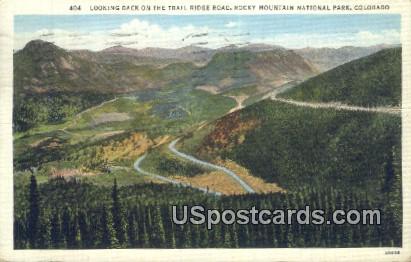 Trail Ridge Roak - Rocky Mountain National Park, Colorado CO Postcard