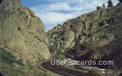 South St Vrain Canon - Rocky Mountain National Park, Colorado CO Postcard