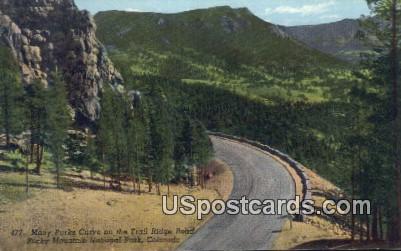 Trail Ridge Road - Rocky Mountain National Park, Colorado CO Postcard