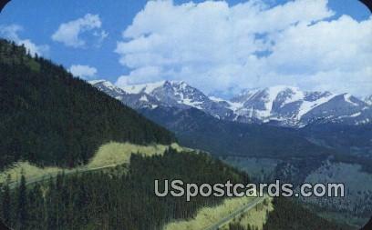 Mummy Range - Rocky Mountain National Park, Colorado CO Postcard