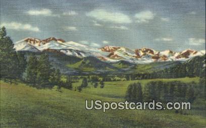 Longs Peak - Rocky Mountain National Park, Colorado CO Postcard