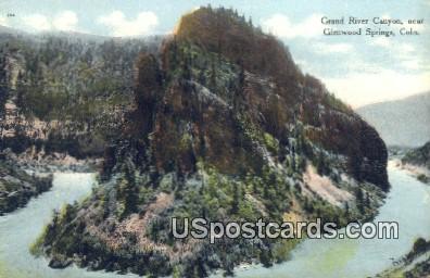 Grand River Canyon - Glenwood Springs, Colorado CO Postcard
