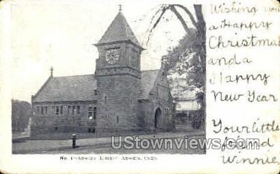 Ansonia Library - Connecticut CT Postcard