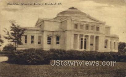 Blackstone Memorial Library - Branford, Connecticut CT Postcard