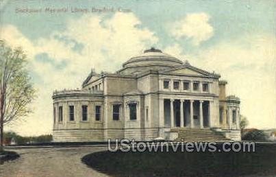 Blackstone Memorial Library - Branford, Connecticut CT Postcard