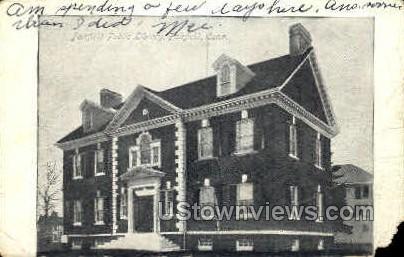 Fairfield Public Library - Connecticut CT Postcard