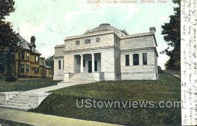 Curtis Memorial Library - Meriden, Connecticut CT Postcard