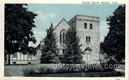 Baptist Church - Moosup, Connecticut CT Postcard
