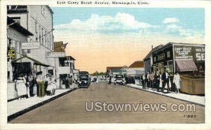 Cosey Beach Ave. - Momauguin, Connecticut CT Postcard