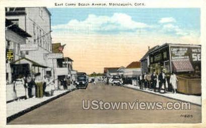 Cosey Beach Ave. - Momauguin, Connecticut CT Postcard