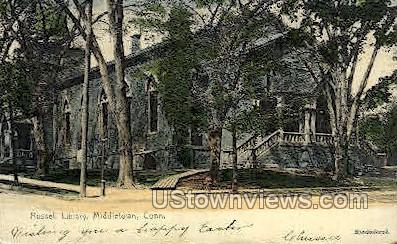 Russell Library - Middletown, Connecticut CT Postcard