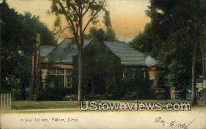 Library   - Milford, Connecticut CT Postcard