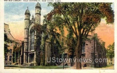 Yale, Old Library - New Haven, Connecticut CT Postcard