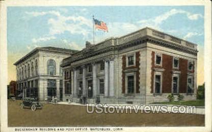Buckingham Building - Waterbury, Connecticut CT Postcard