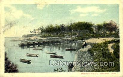 Mansfields Grove - Momauguin, Connecticut CT Postcard