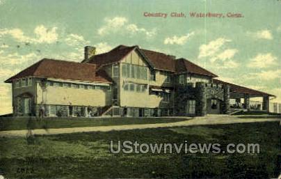 Country Club - Waterbury, Connecticut CT Postcard