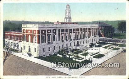 New City Hall - Waterbury, Connecticut CT Postcard
