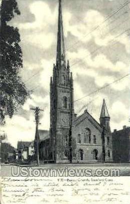 Baptist Church - Stamford, Connecticut CT Postcard