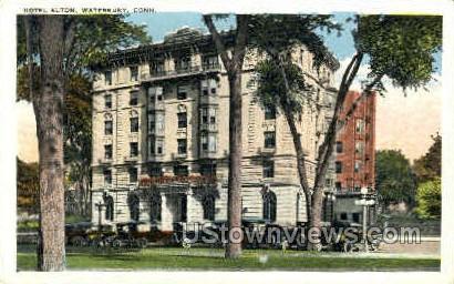 Elton Hotel - Waterbury, Connecticut CT Postcard