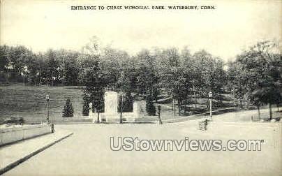Chase Memorial Park - Waterbury, Connecticut CT Postcard