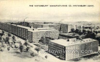 Waterbury Manuf Company - Connecticut CT Postcard