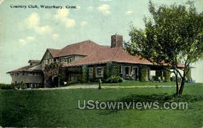 Country Club - Waterbury, Connecticut CT Postcard