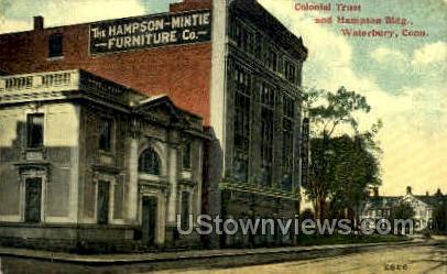 Colonial Trust Company - Waterbury, Connecticut CT Postcard