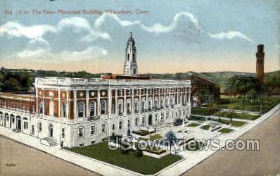 New Municipal Building - Waterbury, Connecticut CT Postcard