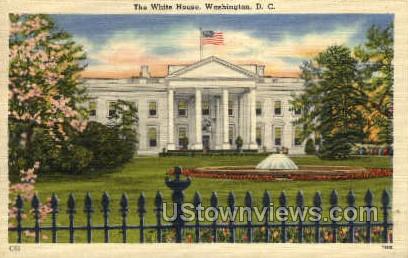 White House - District Of Columbia Postcards, District of Columbia DC Postcard