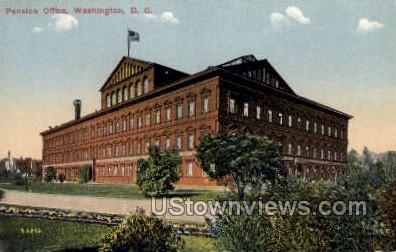 Pension Office - District Of Columbia Postcards, District of Columbia DC Postcard