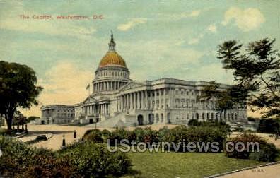 The Capitol - District Of Columbia Postcards, District of Columbia DC Postcard