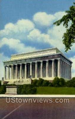 Lincoln Memorial - District Of Columbia Postcards, District of Columbia DC Postcard