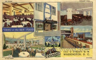O'Donnell's Sea Grill - District Of Columbia Postcards, District of Columbia DC Postcard