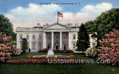 White House - District Of Columbia Postcards, District of Columbia DC Postcard