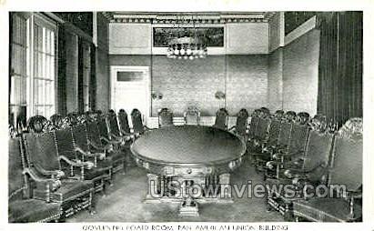 Governing Board Room, Pan American Union - District Of Columbia Postcards, District of Columbia DC Postcard