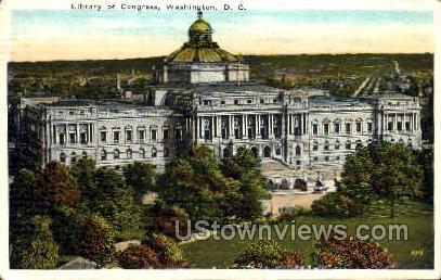 Library of Congress - District Of Columbia Postcards, District of Columbia DC Postcard