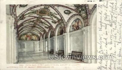 Entrance Pavilion, Library of Congress - District Of Columbia Postcards, District of Columbia DC Postcard