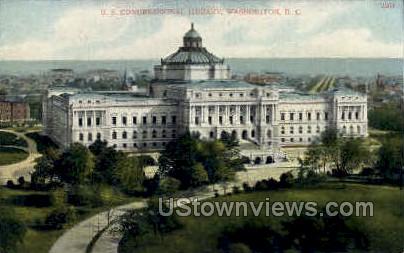 U.S. Congressional Library - District Of Columbia Postcards, District of Columbia DC Postcard