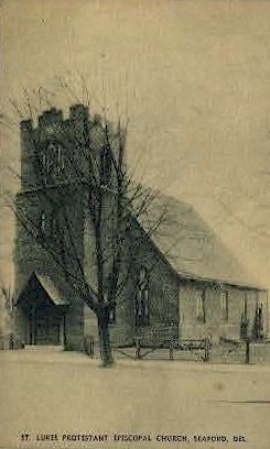 St. Lukes Protestant Church - Seaford, Delaware DE Postcard