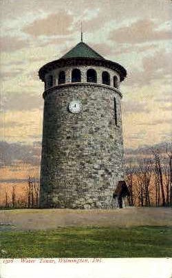 Water Tower - Wilmington, Delaware DE Postcard