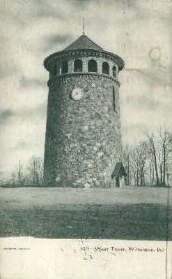 Water Tower - Wilmington, Delaware DE Postcard