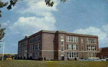 Milford High School - Delaware DE Postcard