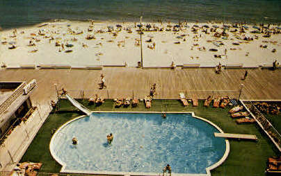 Atlantic Sands Motel - Rehoboth Beach, Delaware DE Postcard