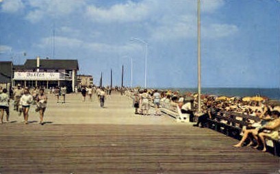 Boardwalk - Rehoboth Beach, Delaware DE Postcard