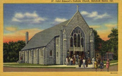 St. Edmund's Catholic Church - Rehoboth Beach, Delaware DE Postcard